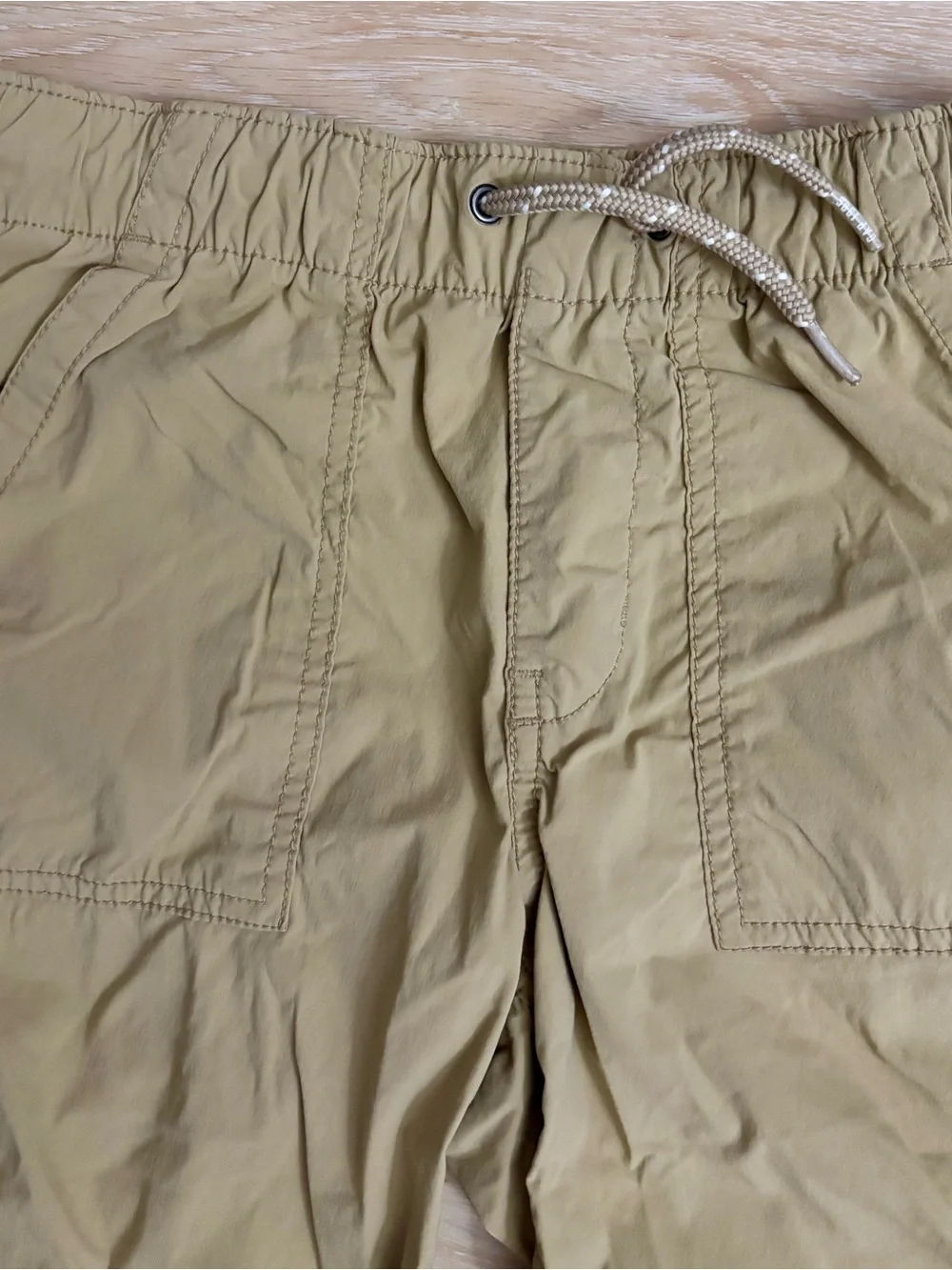 GAP Kids Casual Drawstring Shorts in Khaki